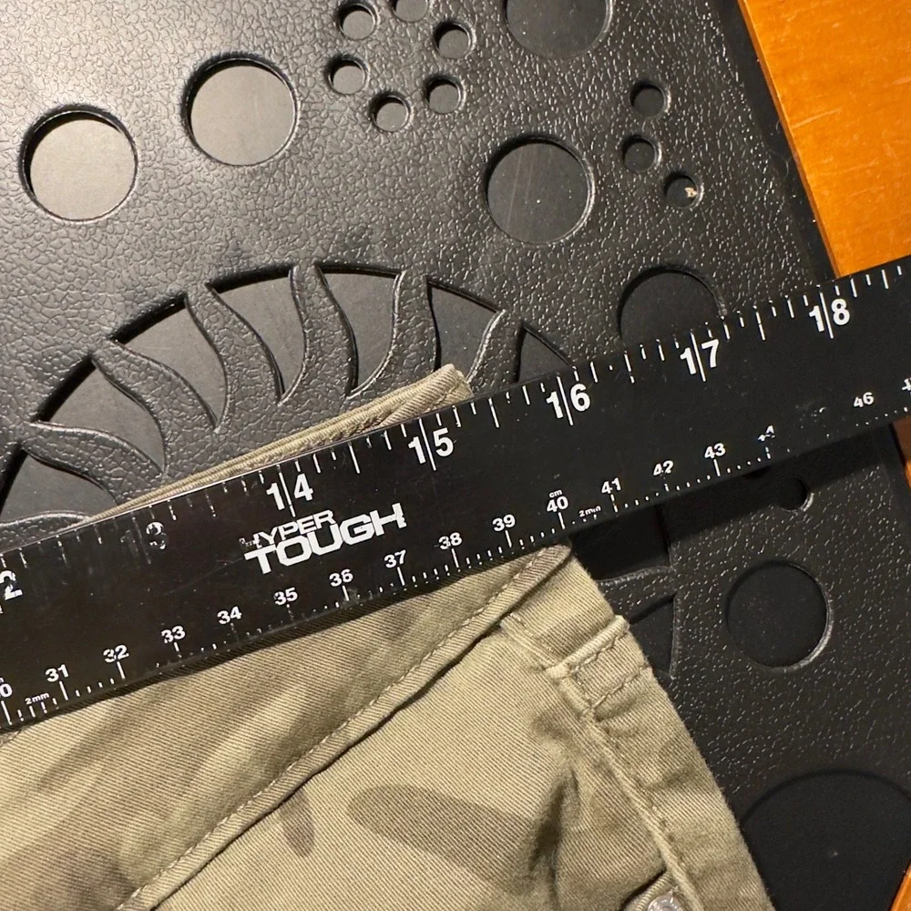Levi's 711 Skinny Jeans Womens 31 Olive Green Camouflage Camo Military Utility